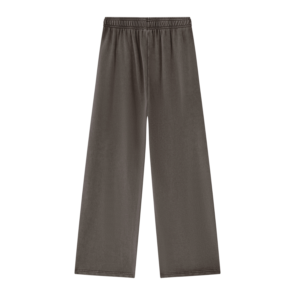 Women's Mineral Wash Straight Sweatpants in coffee, alternate angle