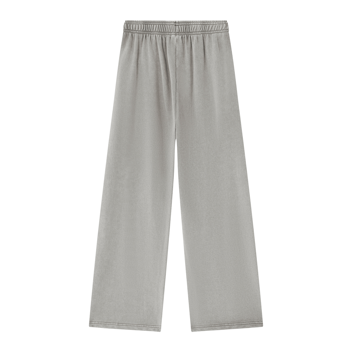 Women's Mineral Wash Straight Sweatpants in light gray, alternate angle