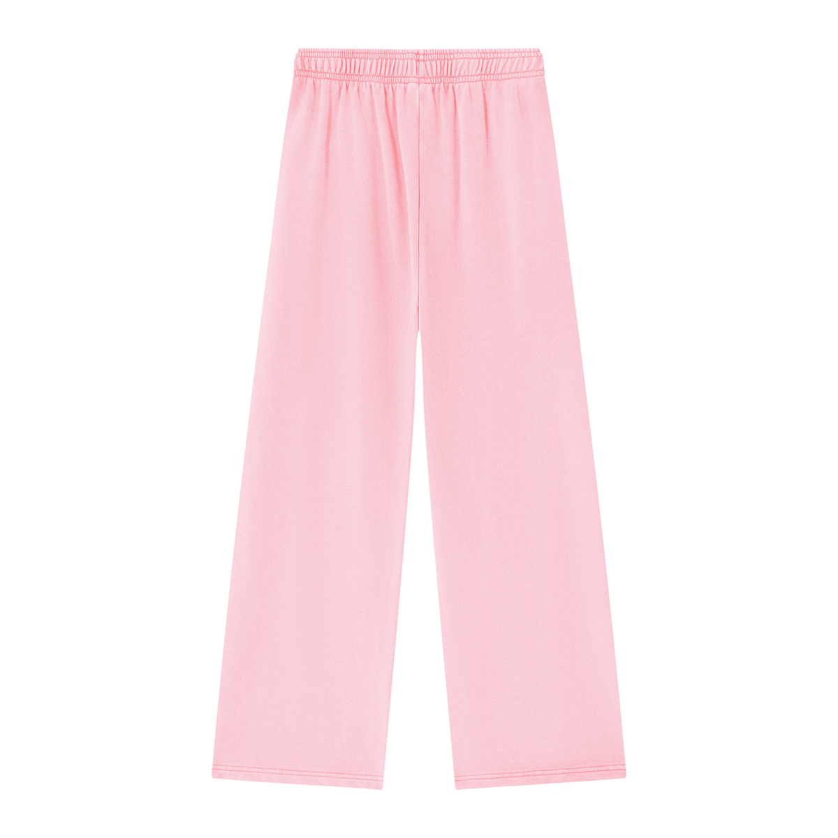 Women's Mineral Wash Straight Sweatpants in pink, alternate angle