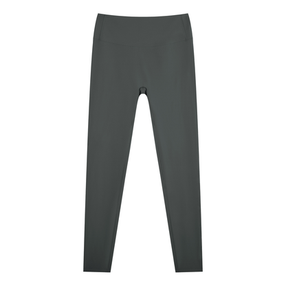 Women's Nylon Blend Ankle Leggings in dark gray