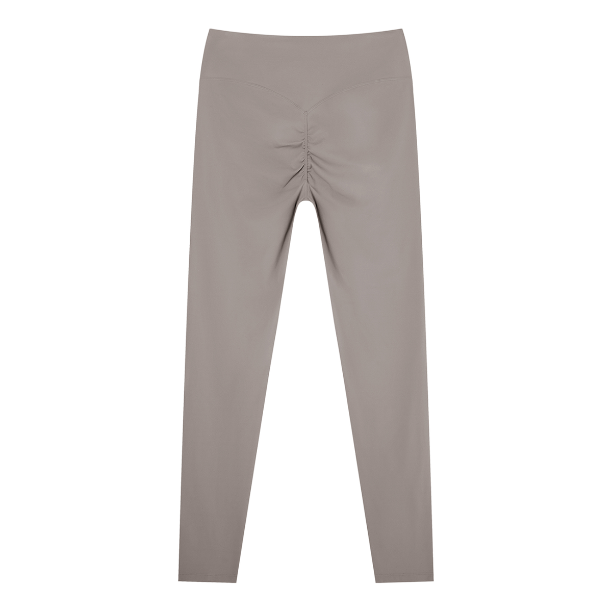 Women's Nylon Blend Ankle Leggings in gray, alternate angle