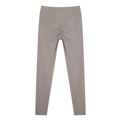 Women's Nylon Blend Ankle Leggings in gray, alternate angle