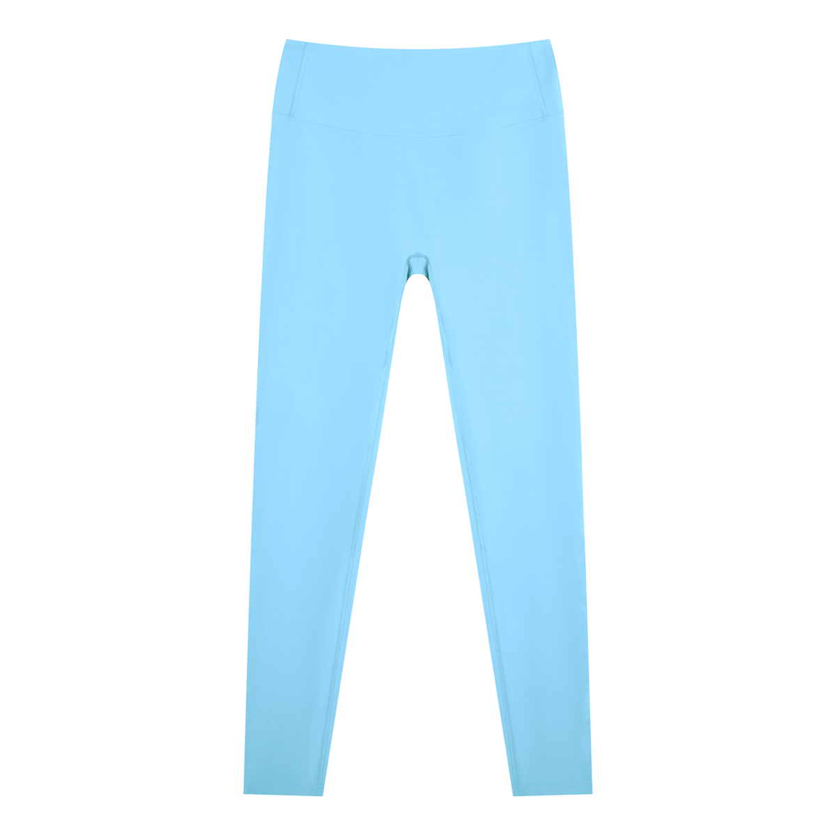 Women's Nylon Blend Ankle Leggings in sky blue