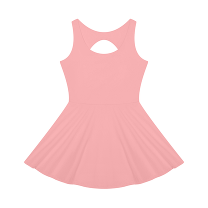 Women's Open-Back Tennis Dress in pink
