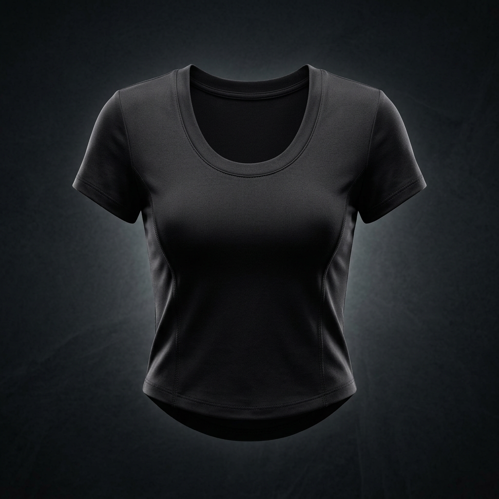 Women's Paneled Crop T-Shirt