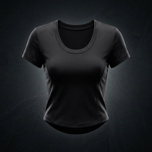 Women's Paneled Crop T-Shirt
