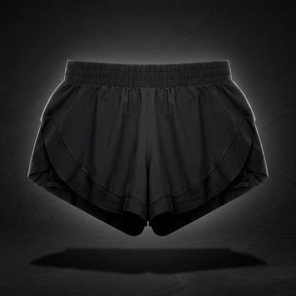 Women's Paneled Yoga Shorts, view 1