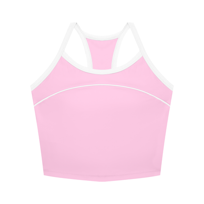 Women's Piping Yoga Tank Top in pink