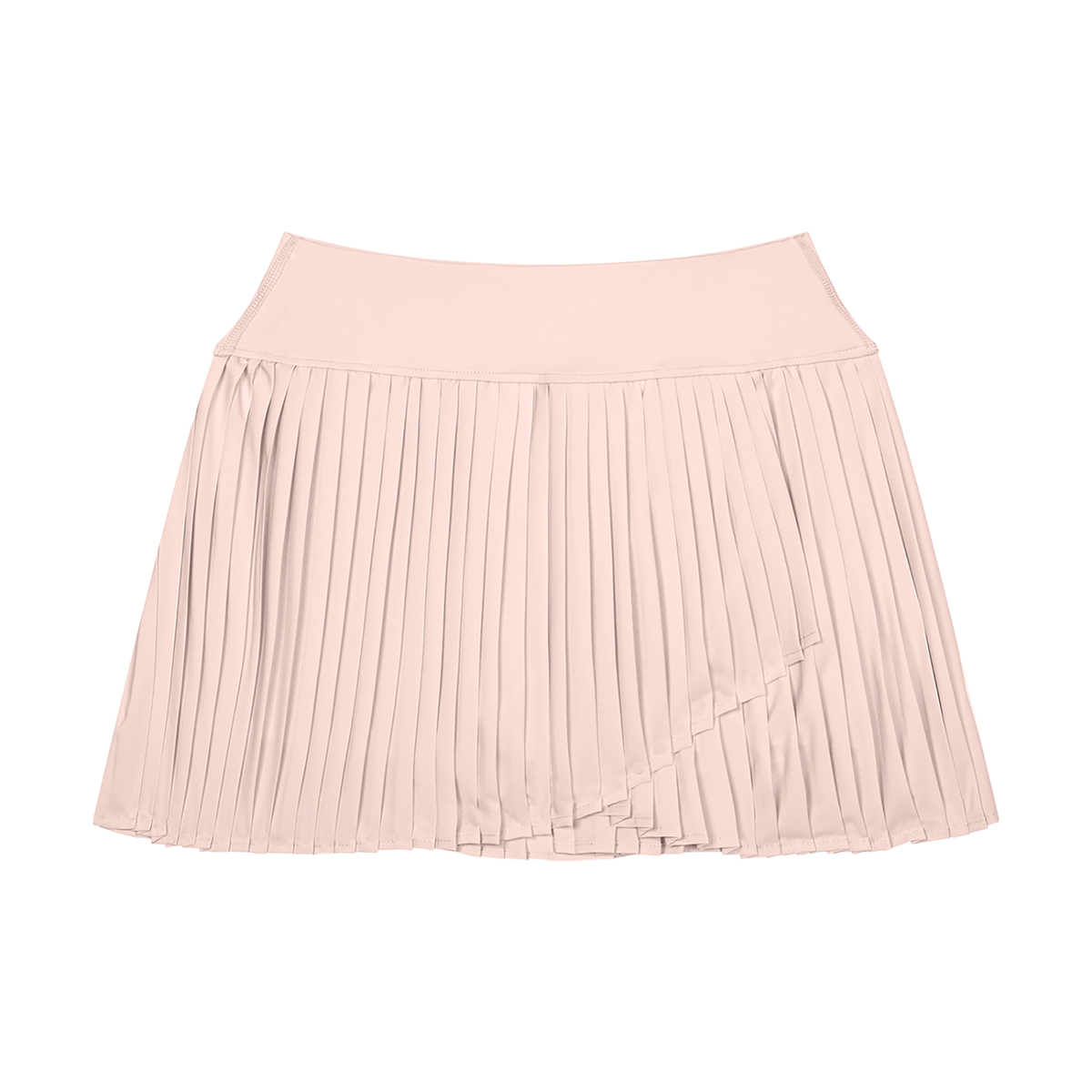 Women's Pleated Yoga Skort in light pink
