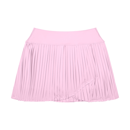Women's Pleated Yoga Skort in pink