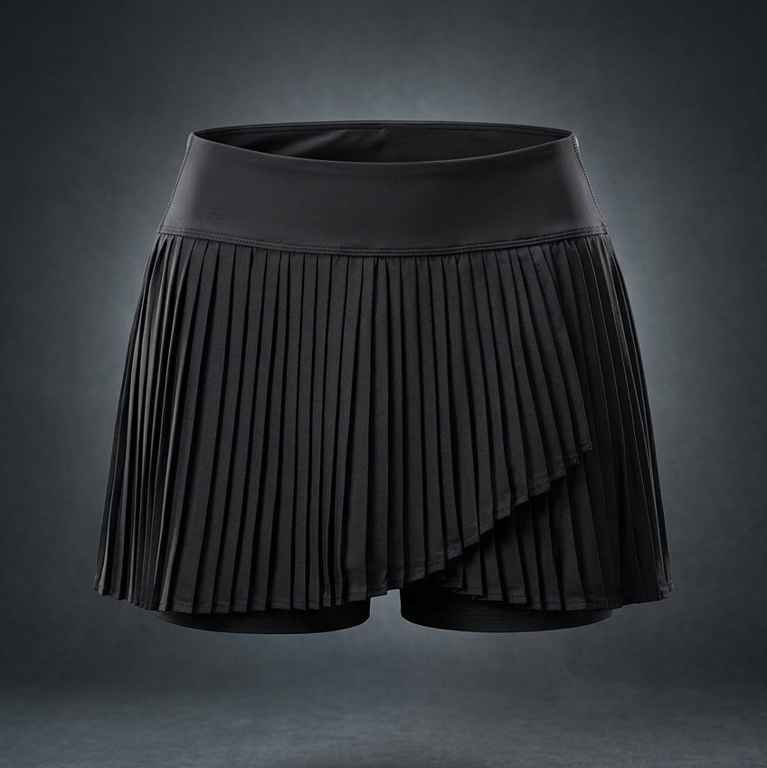 Women's Pleated Yoga Skort, view 1