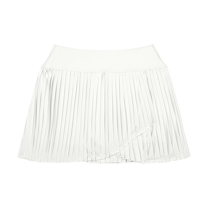 Women's Pleated Yoga Skort in white