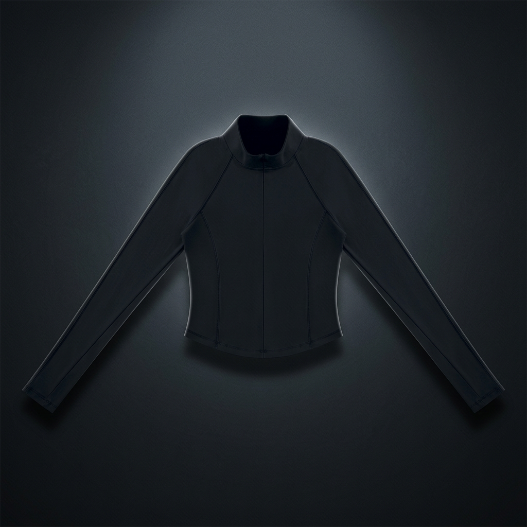 Women's Quarter-Zip T-Shirt, view 1