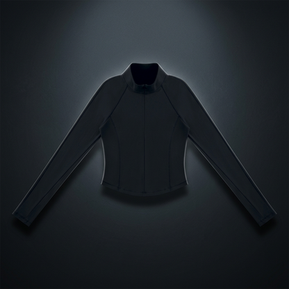 Women's Quarter-Zip T-Shirt, view 1