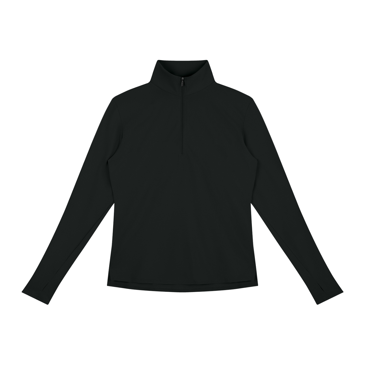 Women's Quarter-Zip Yoga Pullover in black