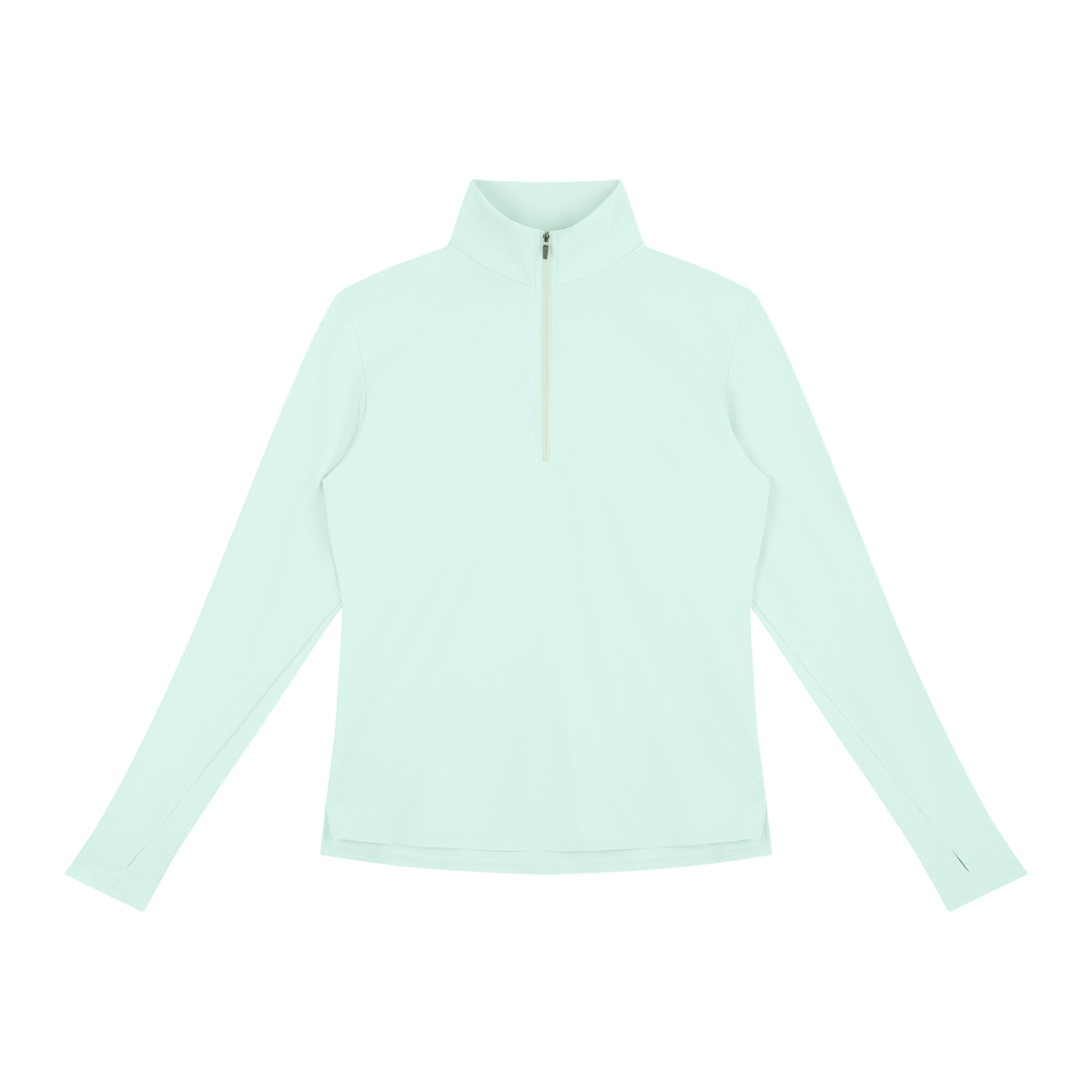 Women's Quarter-Zip Yoga Pullover in light green