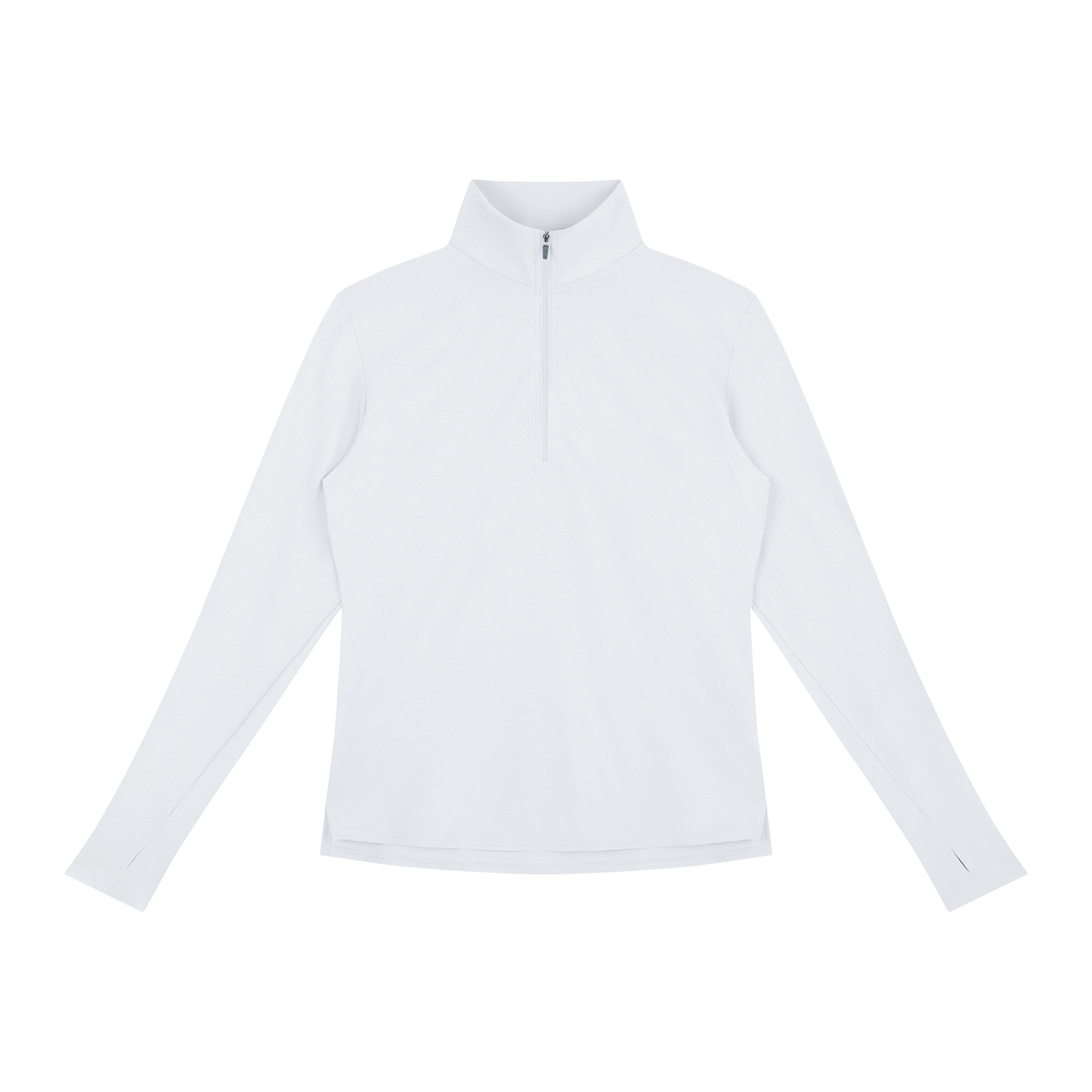 Women's Quarter-Zip Yoga Pullover in white