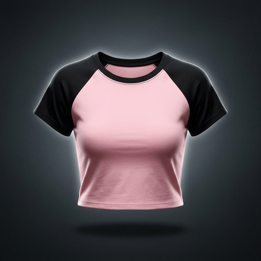 Women's Raglan Color Block Baby T-Shirt