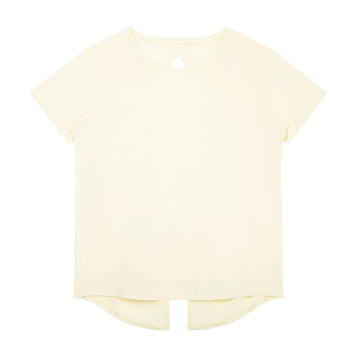 Women's Raglan Training T-Shirt in apricot