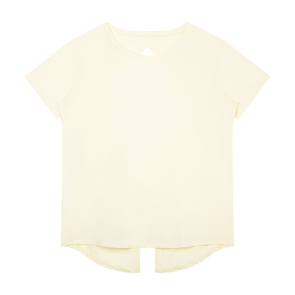 Women's Raglan Training T-Shirt in apricot