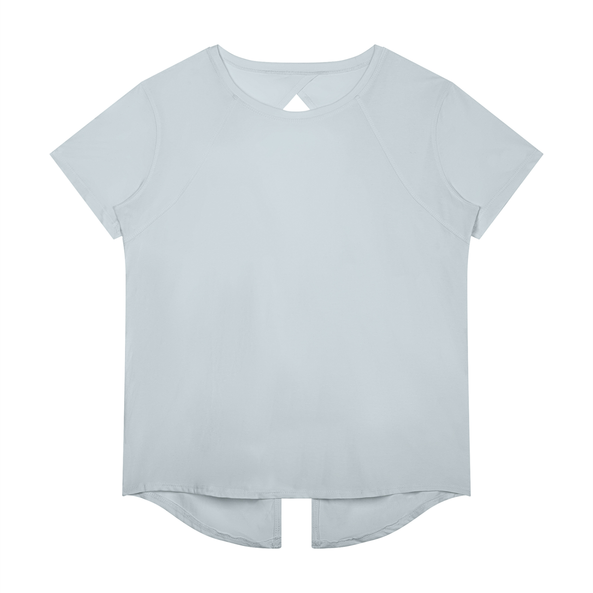Women's Raglan Training T-Shirt in gray blue