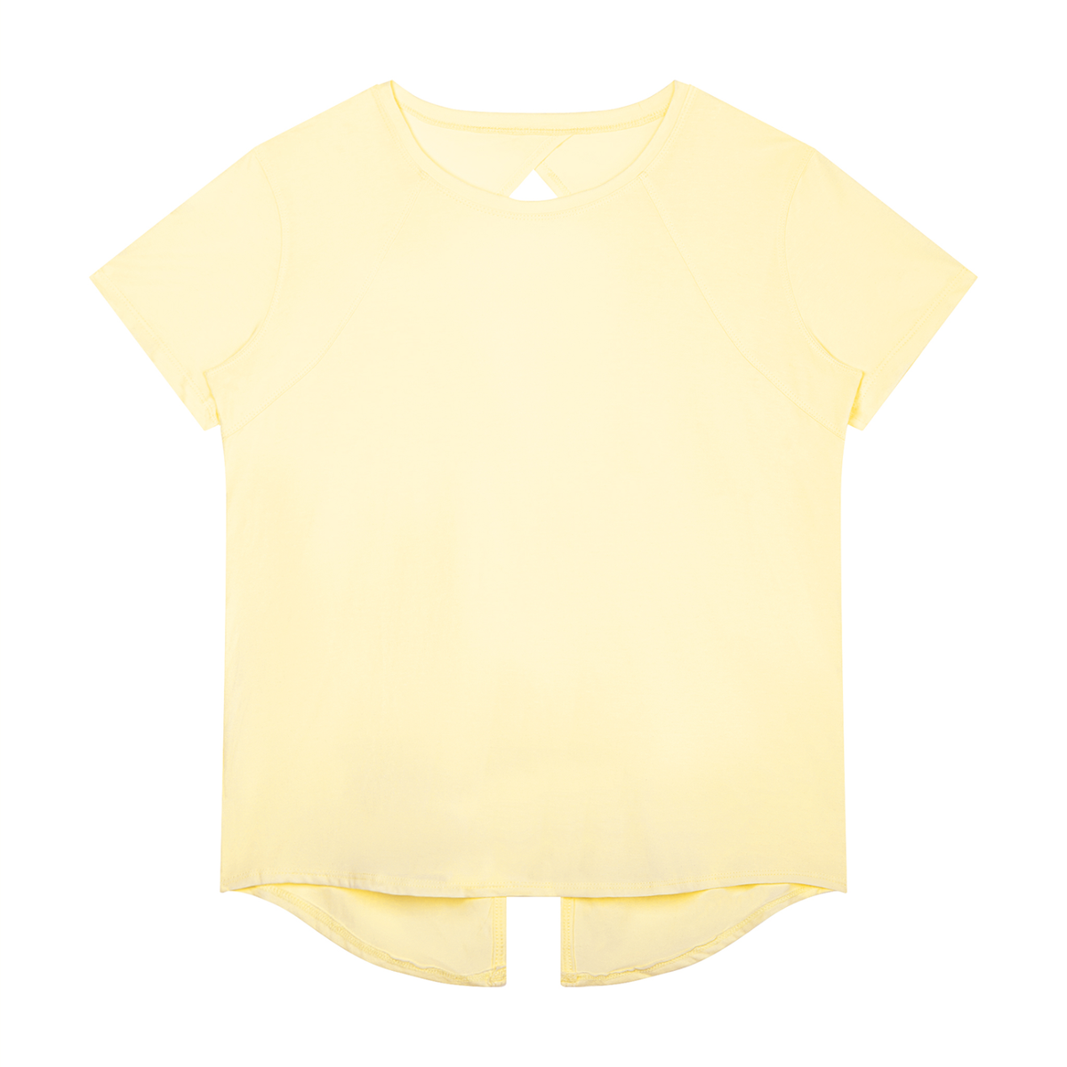Women's Raglan Training T-Shirt in yellow