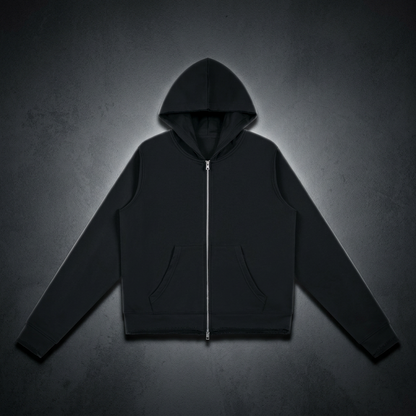 Women's Raw Edge Full Zip Hoodie, view 1