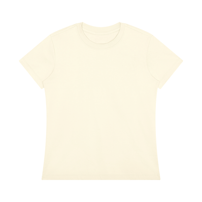 Women's Regular Fit Crewneck T-Shirt in apricot