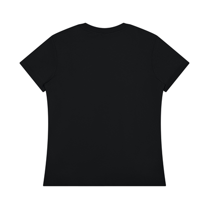 Women's Regular Fit Crewneck T-Shirt in black, alternate angle