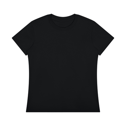 Women's Regular Fit Crewneck T-Shirt in black