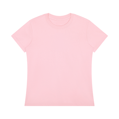 Women's Regular Fit Crewneck T-Shirt in light pink