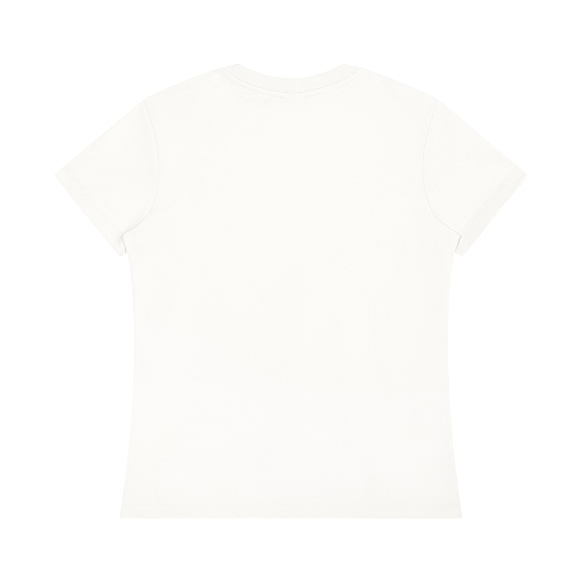 Women's Regular Fit Crewneck T-Shirt in white, alternate angle