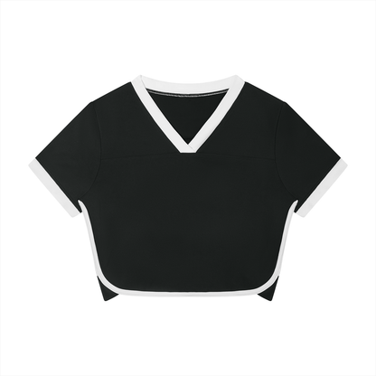 Women's Ringer Performance T-Shirt in black