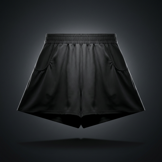 Women's Ruched Yoga Shorts, view 1