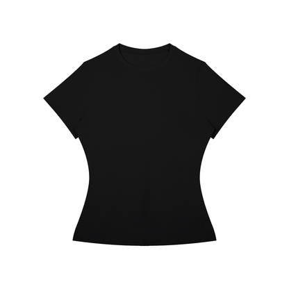 Women's Skinny Fit Performance T-Shirt in black