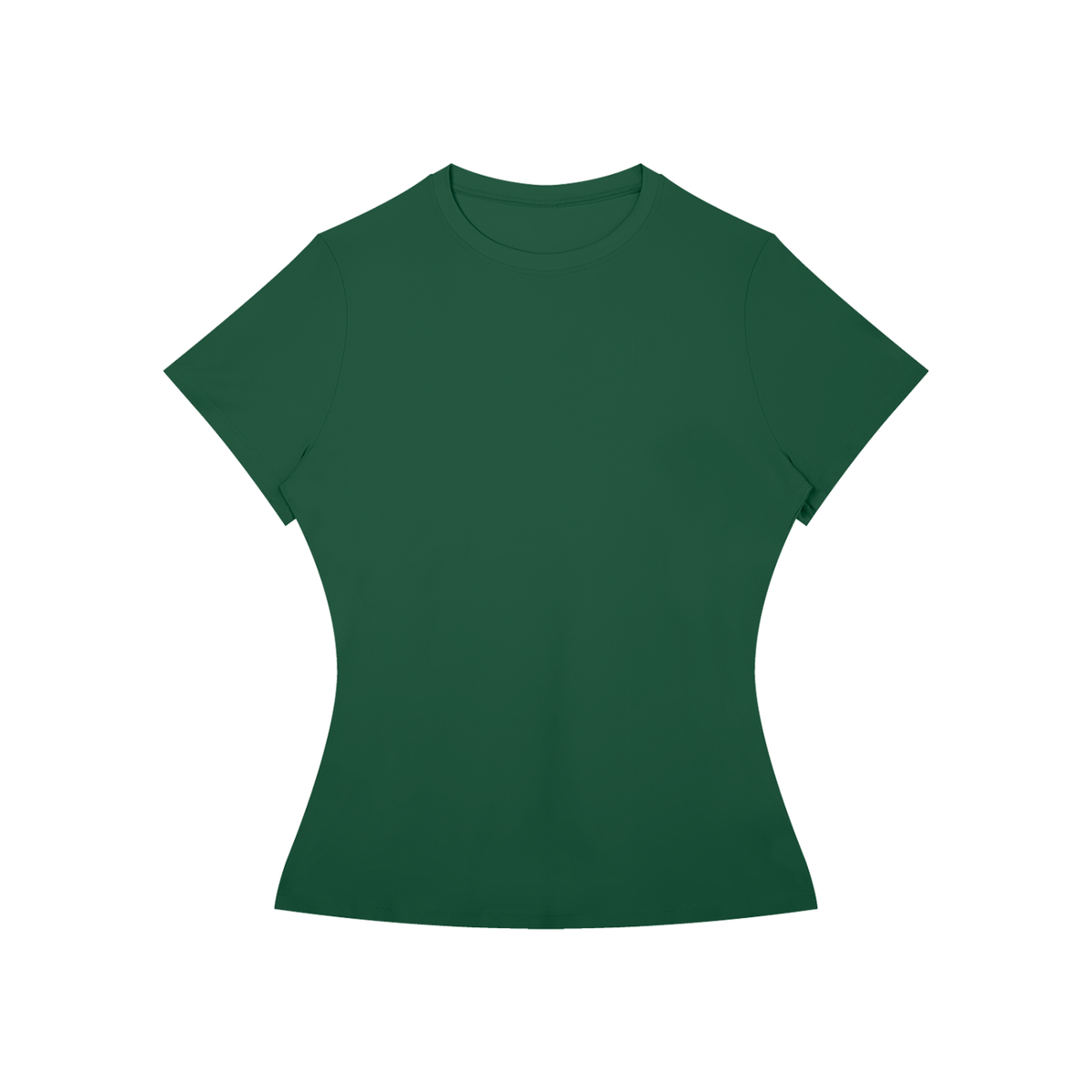 Women's Skinny Fit Performance T-Shirt in blackish green