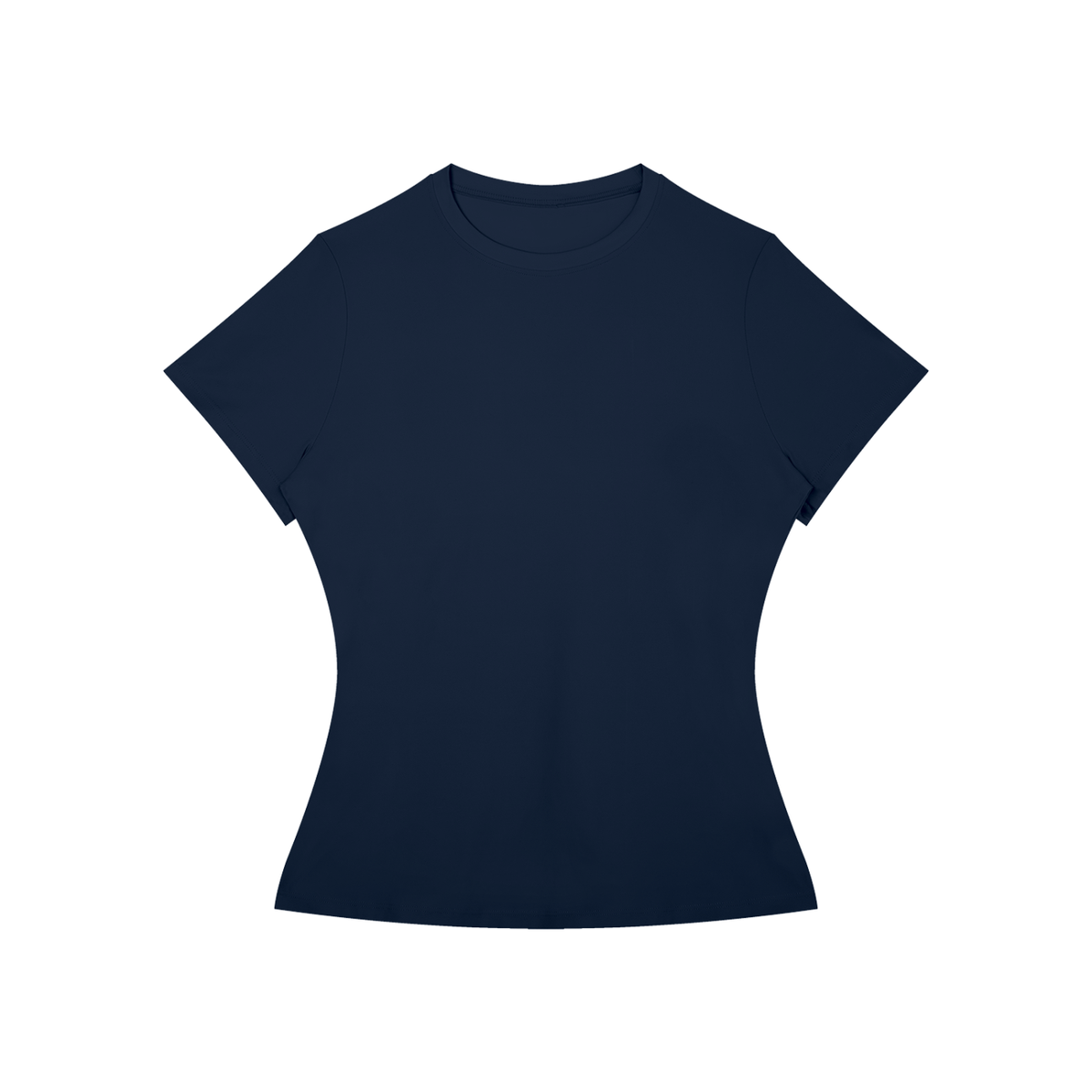 Women's Skinny Fit Performance T-Shirt in navy blue