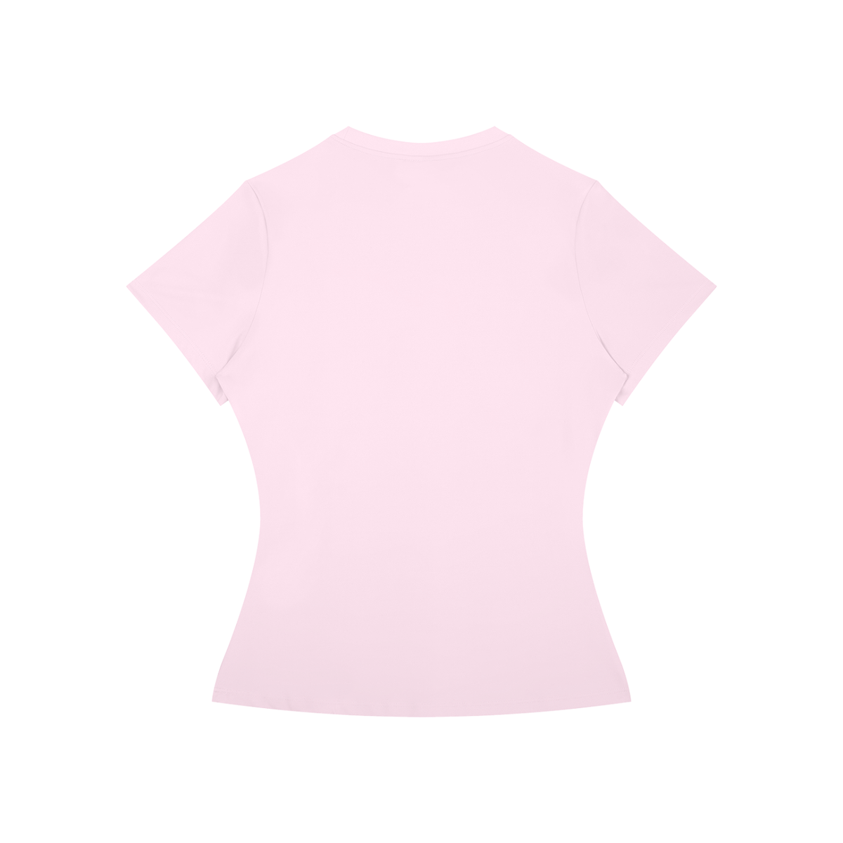 Women's Skinny Fit Performance T-Shirt in pink, alternate angle
