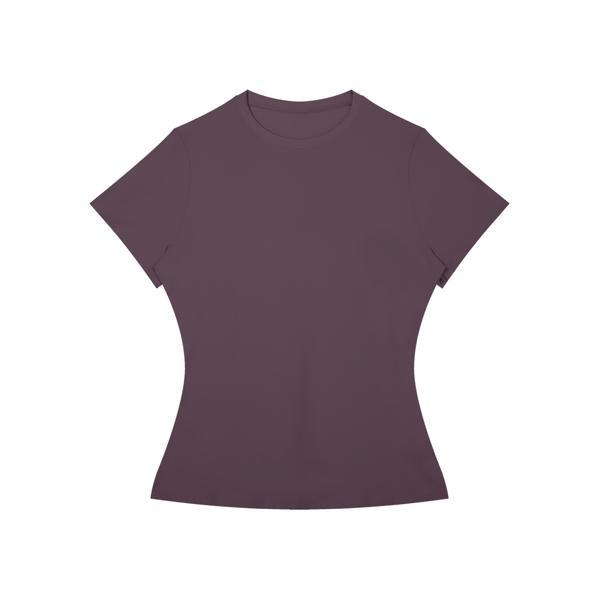 Women's Skinny Fit Performance T-Shirt in plum purple