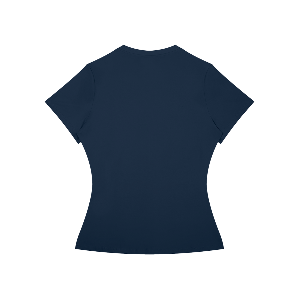 Women's Skinny Fit Performance T-Shirt in royal blue, alternate angle