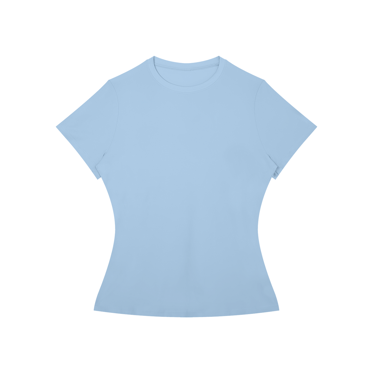 Women's Skinny Fit Performance T-Shirt in sky blue