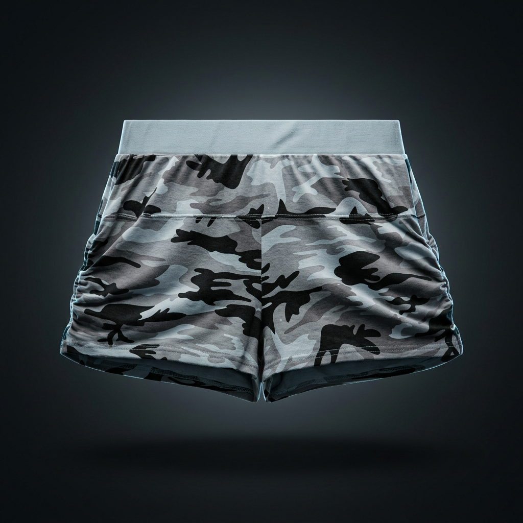 Women's Slim Camo Shorts