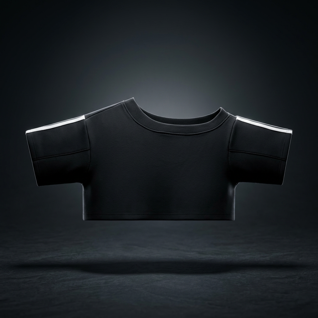 Women's Slim Fit Asymmetrical Neck T-Shirt