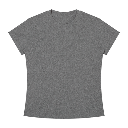 Women's Slim Fit Crewneck T-Shirt in dark gray