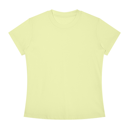 Women's Slim Fit Crewneck T-Shirt in light green