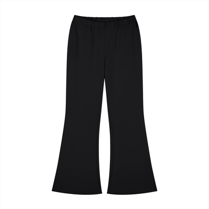 Women's Slim-Fit Flared Sweatpants in black