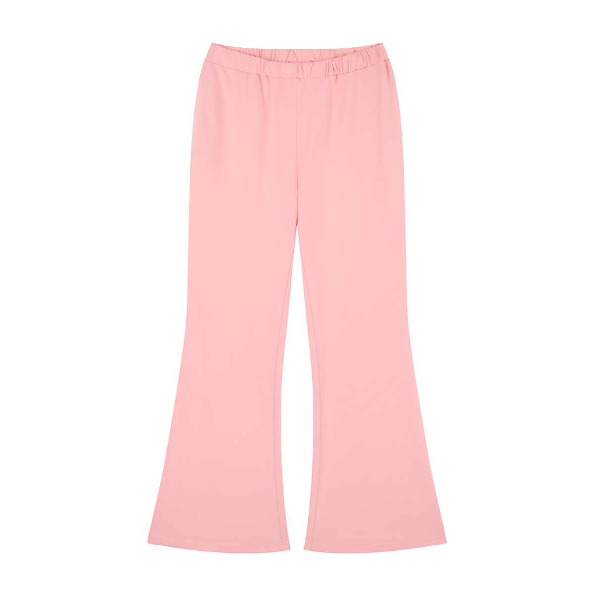 Women's Slim-Fit Flared Sweatpants in pink
