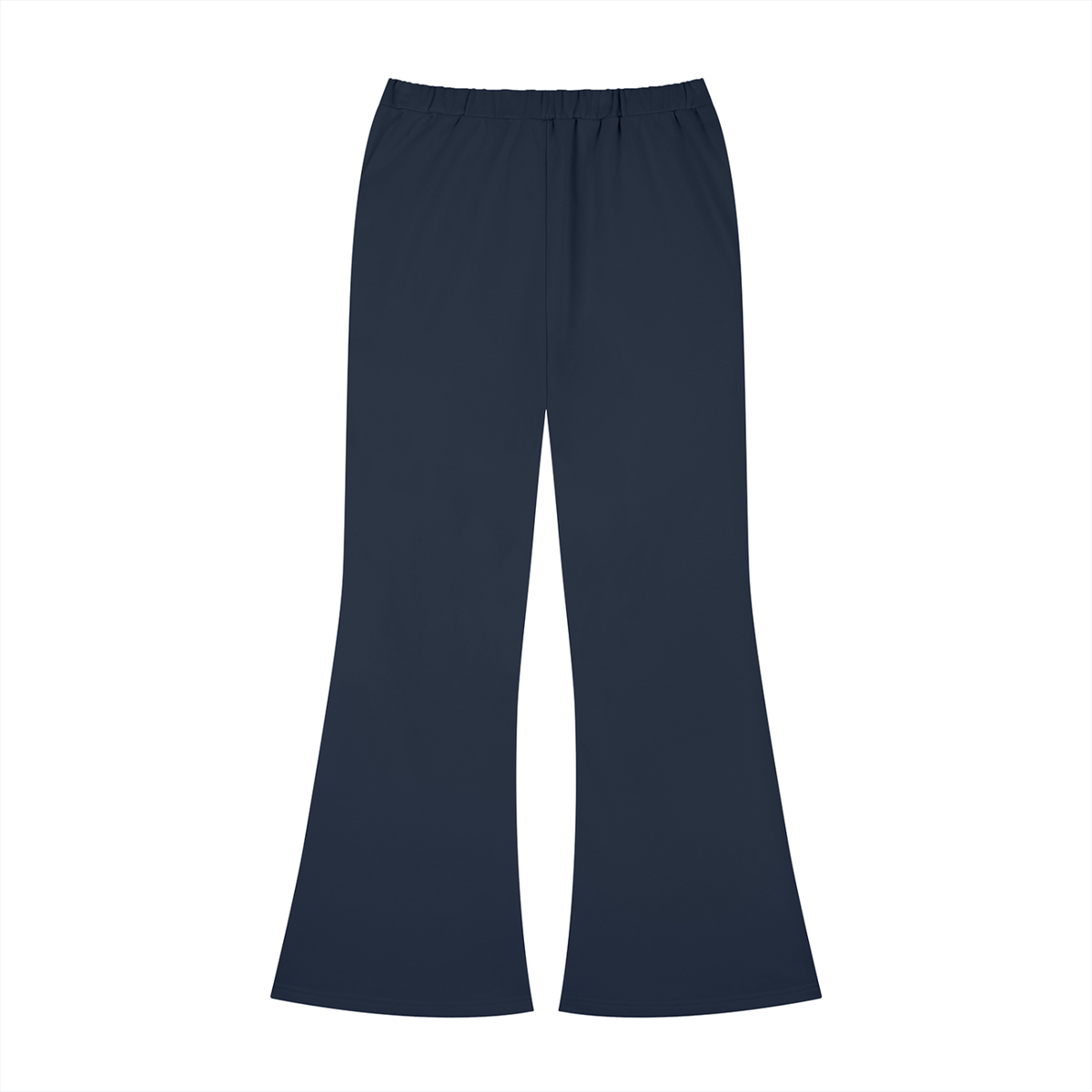 Women's Slim-Fit Flared Sweatpants in royal blue, alternate angle