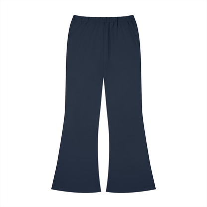 Women's Slim-Fit Flared Sweatpants in royal blue, alternate angle