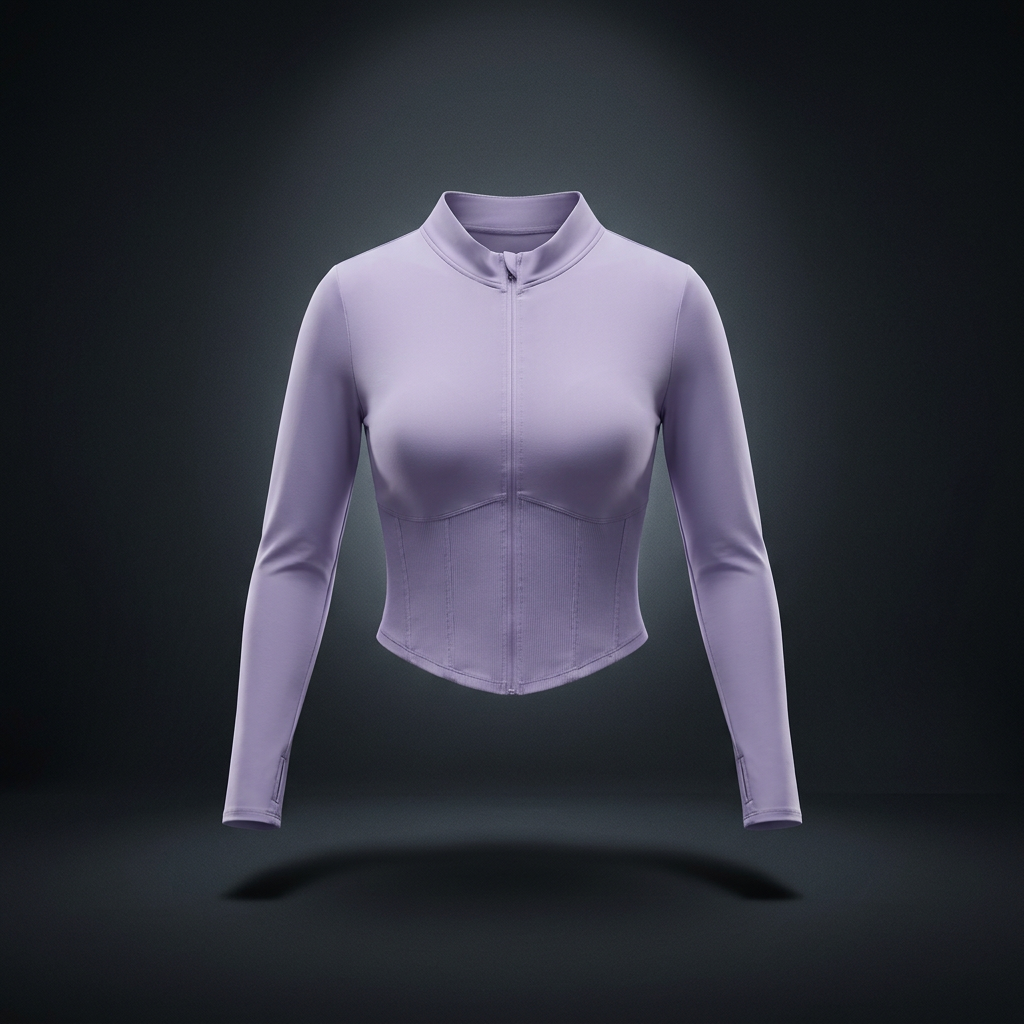 Women's Slim Fit Full-Zip Yoga Jacket